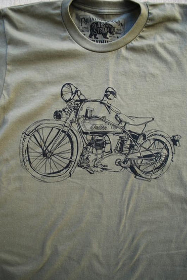 1929 Indian Motorcycle Army Shirt