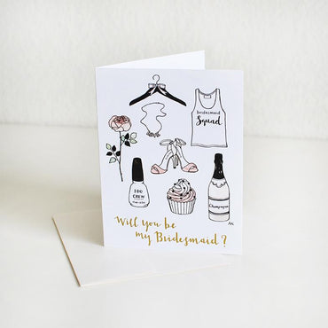 Bridesmaid Card
