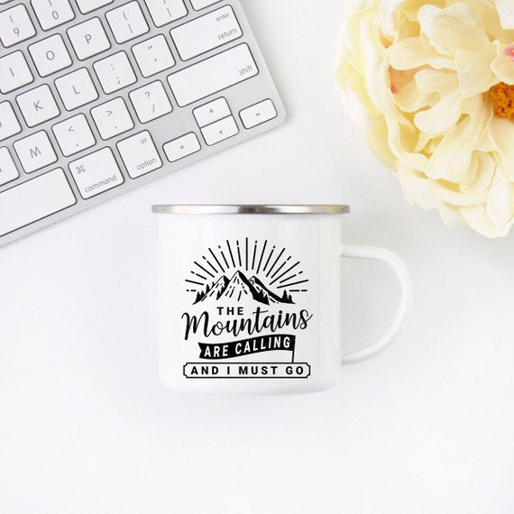 Mountain Mug Enamel Mug