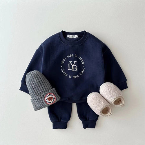 Kids Unisex Casual Letters Pattern Long Sleeves Top
