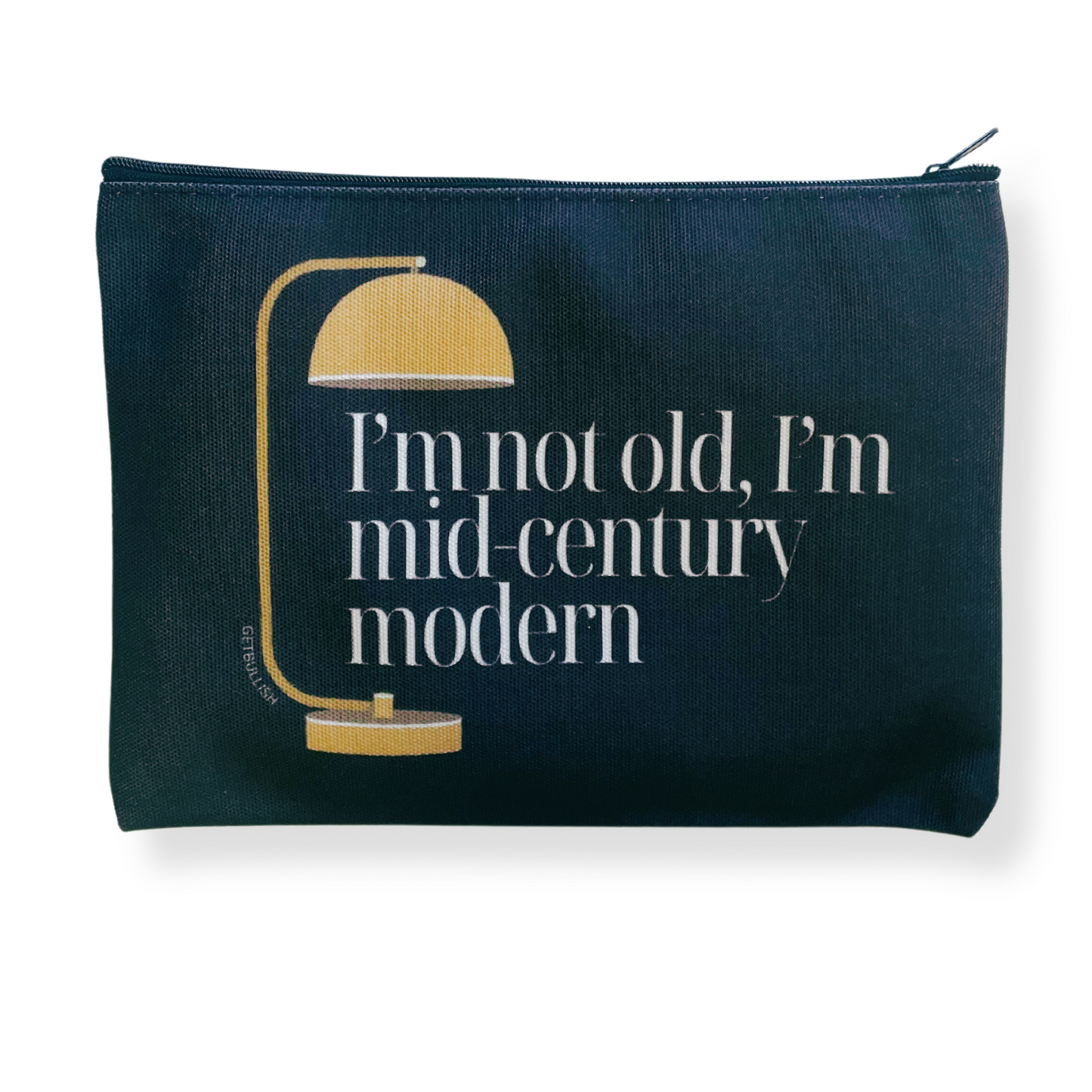 I'm Not Old, I'm Mid-Century Modern Canvas Zipper Pouch
