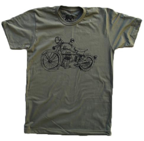 1929 Indian Motorcycle Army Shirt
