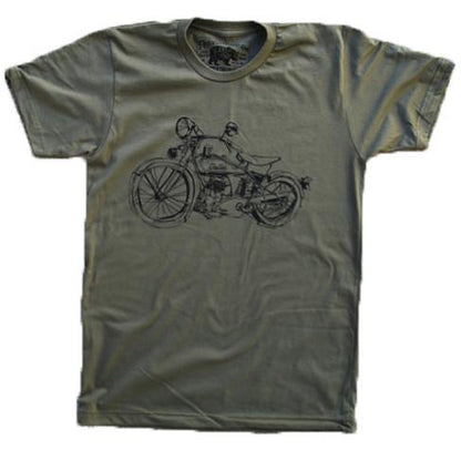 1929 Indian Motorcycle Army Shirt