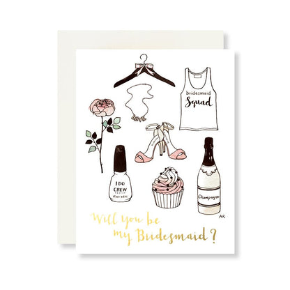 Bridesmaid Card