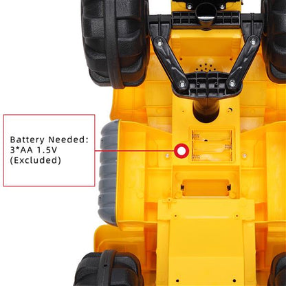 Children's Excavator Toy Car Without Power Two Plastic Stones