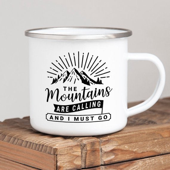 Mountain Mug Enamel Mug