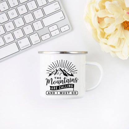 Mountain Mug Enamel Mug