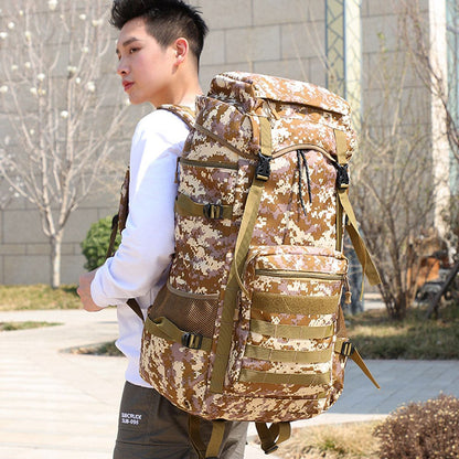 Waterproof Outdoor Camping / Military Backpack - 70L