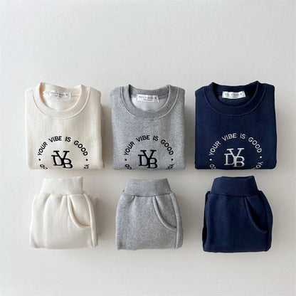 Kids Unisex Casual Letters Pattern Long Sleeves Top
